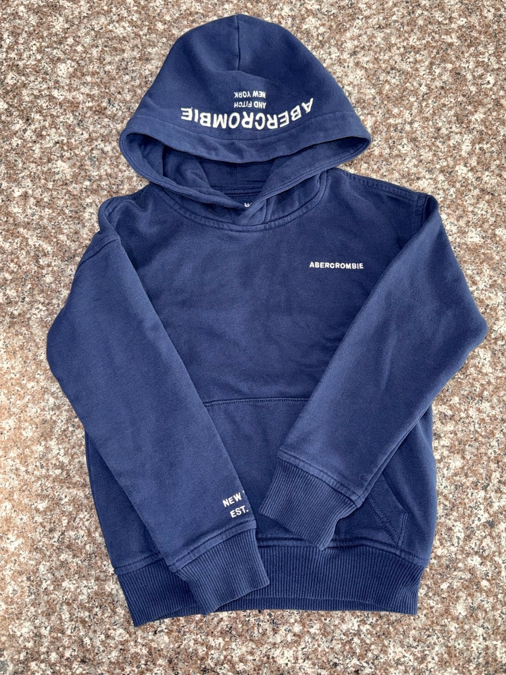 Kids Navy Abercrombie & Fitch Hoodie
